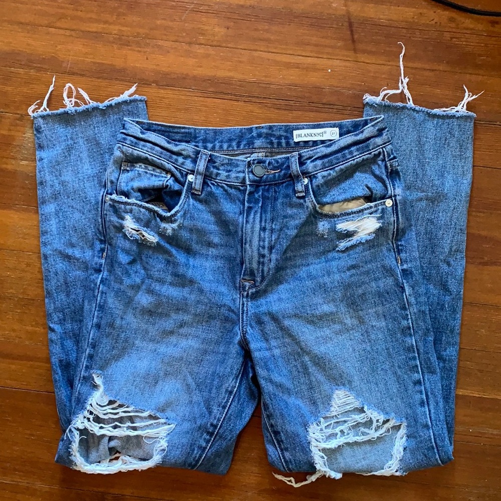 blank nyc high rise jeans